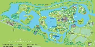 Чиказький Ботанічний сад карті
