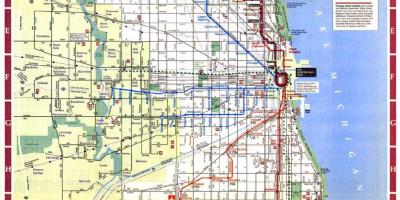 Карта міста Чикаго межі