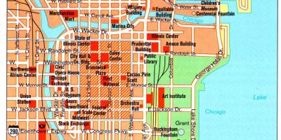 Карта пам'яток Чикаго