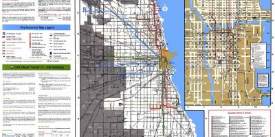 Автобусні маршрути Чикаго карті