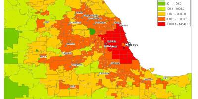 Демографічна карта Чикаго