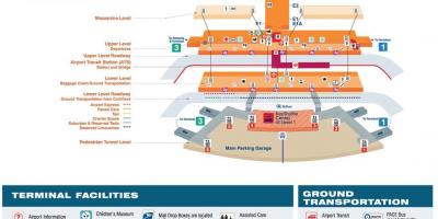 Карта Чикаго аеропорт ОДА