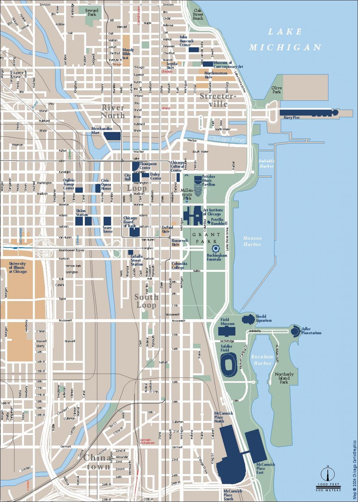 дорожній карті Чикаго