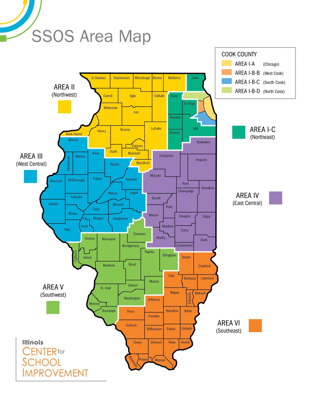 Чикаго державних школах карті